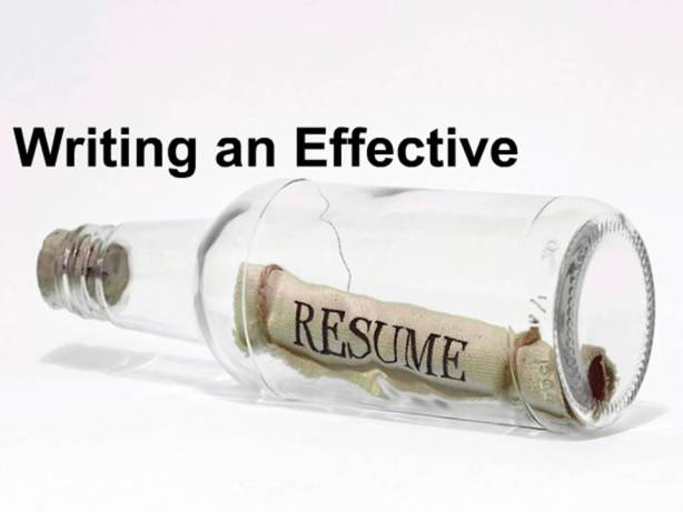 writing an effective resume 