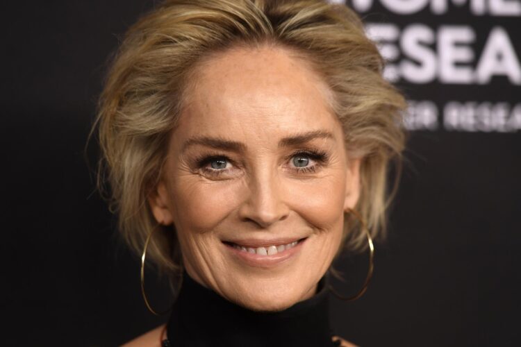 Sharon Stone, an American actress, producer, and former fashion model.