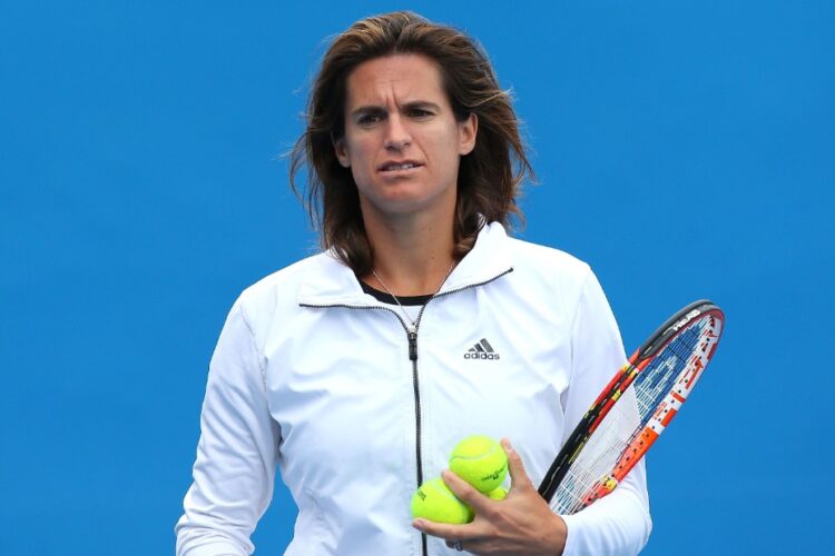 Amelie Mauresmo, a French retired professional tennis player and former world No. 1.