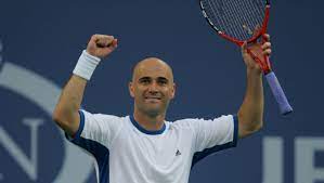 Andre Agassi, an American former world No. 1 tennis player.