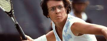 Billie Jean King, an American former World No. 1 professional tennis player.