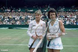 Billie Jean King and Chris Evert-Lloyd, Chris Evert was a 16-year-old schoolgirl when she first played Billie Jean King in a Grand Slam.