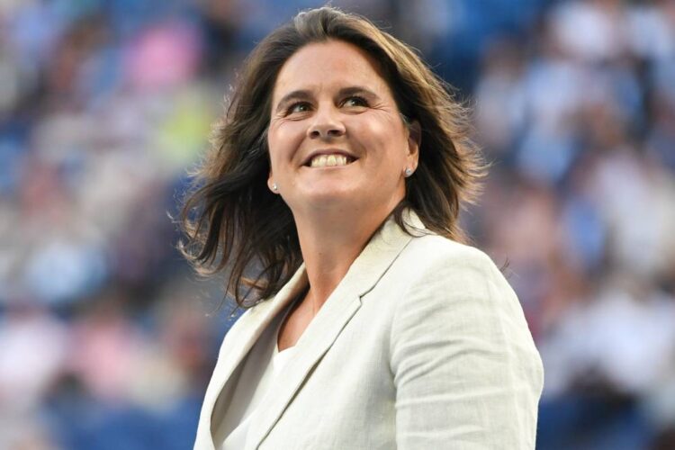 Conchita Martinez, a former professional tennis player. She was the first Spanish player to win the women's singles title at Wimbledon,