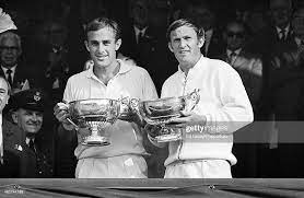 John Newcombe-Tony Roche, Newcombe's powerful serve and volley was the backbone of his attacking game.