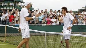 The longest tennis match lasted for 11 hours and 5 minutes and was contested over three days between John Isner and Nicolas Mahut at 2010 Wimbledon.