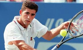 Pete Sampras, an American former professional tennis player.