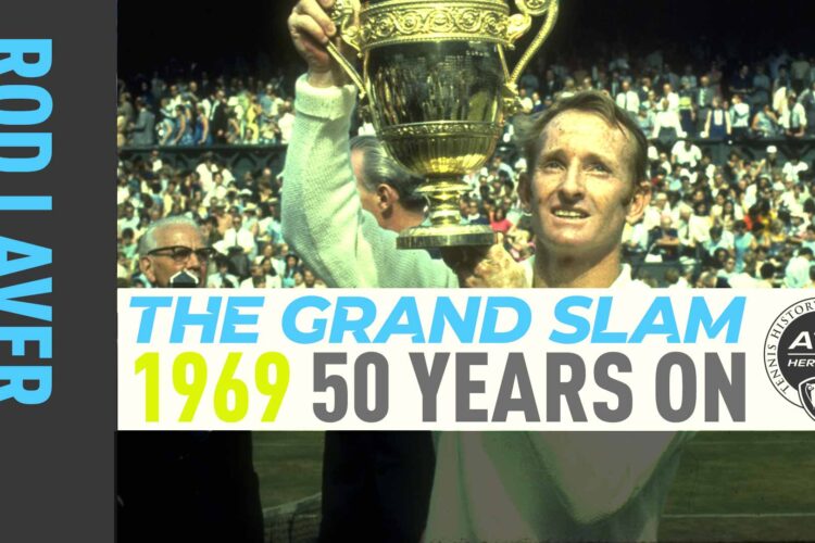 Rod Laver, an Australian former tennis player. Laver was ranked world No. 1 in nine different years,