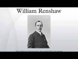 William Renshaw, a British tennis player active during the late 19th century, who was ranked world No. 1.