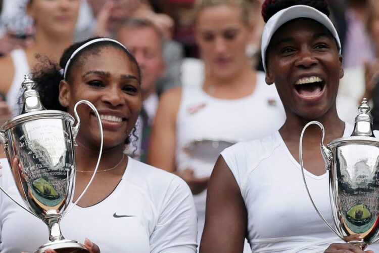 William Sisters, The Williams sisters are two professional American tennis players: Venus Williams, a seven-time Grand Slam title winner, and Serena Williams, twenty-three-time Grand Slam title winner,