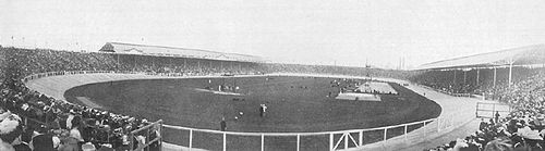 The football tournament at the 1908 Olympics was contested in London, Great Britain which lasted from 19 October to 24 October.