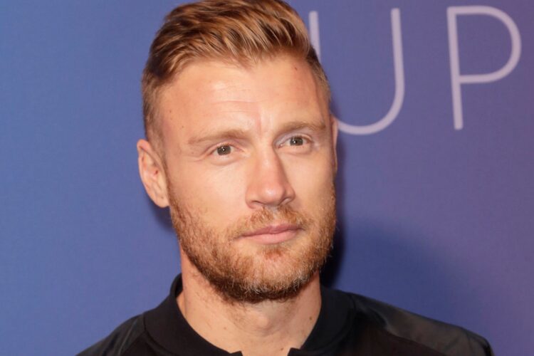 Andrew Flintoff, an English television and radio presenter and former international cricketer.