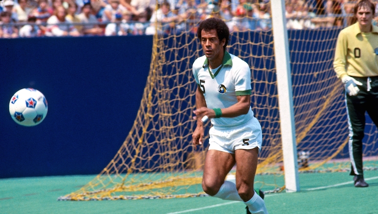 Carlos Alberto Torres, a Brazilian football player and manager who played as an attacking right-sided full-back or wing-back.