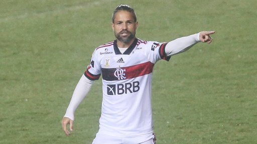 Diego Ribas, a Brazilian professional footballer who plays as a midfielder and captains Brazilian club Flamengo.
