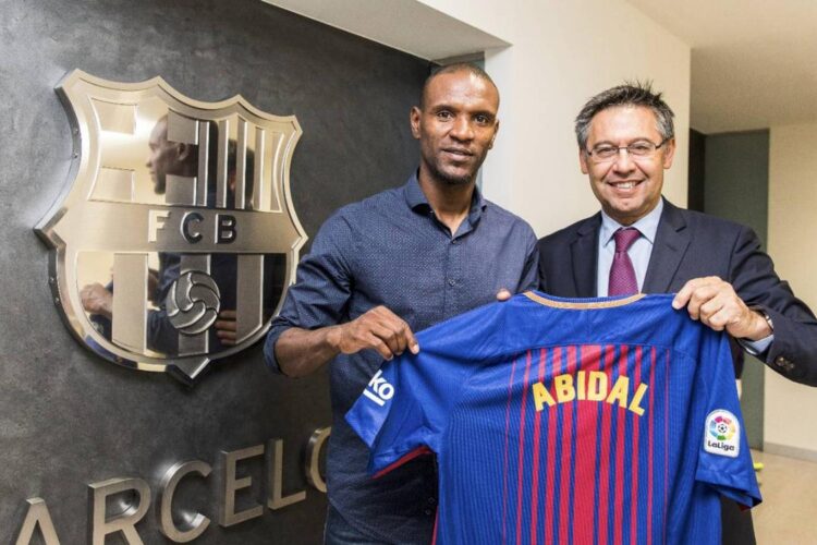 Eric Abidal, a French former professional footballer who played as a left back or centre back.