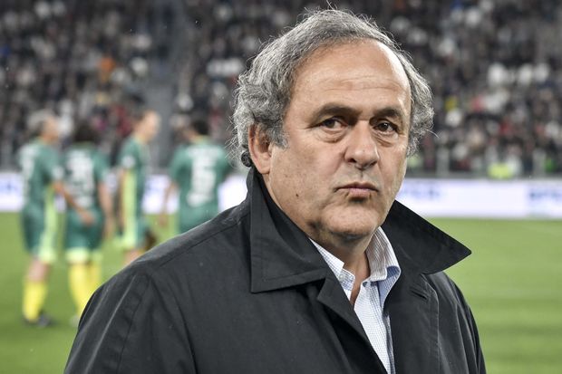 Michael Platini, a French former football player, manager and administrator.