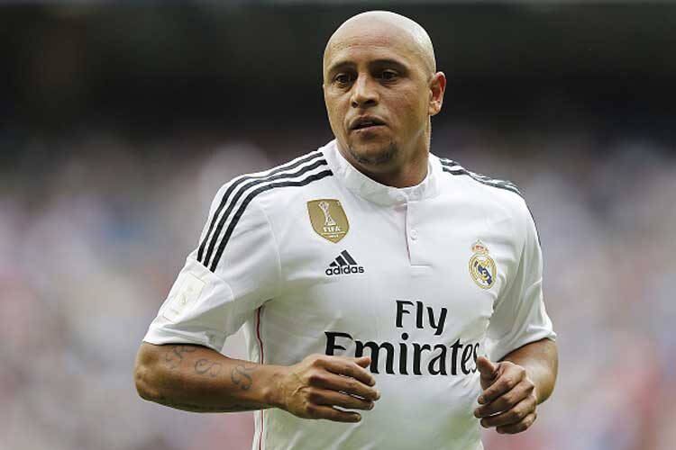 Roberto Carlos, a Brazilian former professional footballer who now works as a football ambassador.