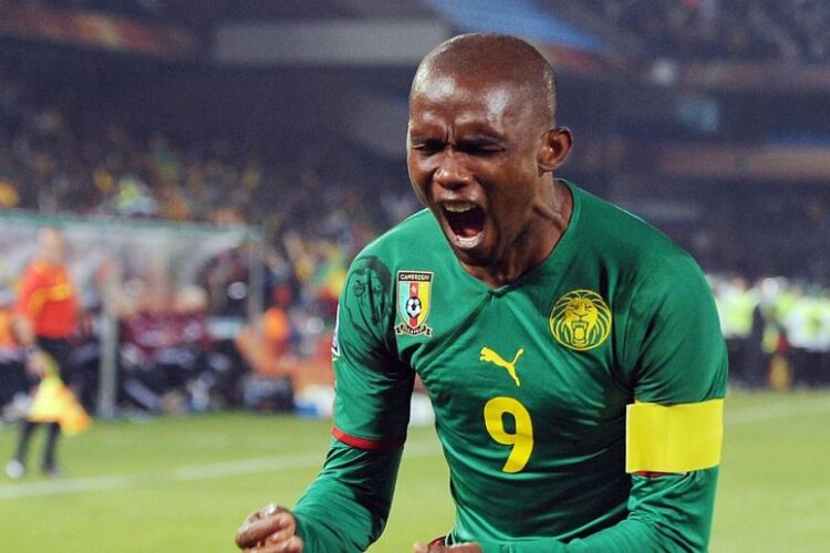 Samuel Eto’o, a Cameroonian retired professional footballer who played as a striker.