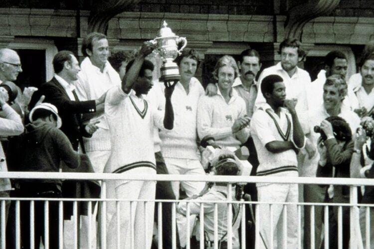 The first Cricket World Cup was played in 1975 in England.