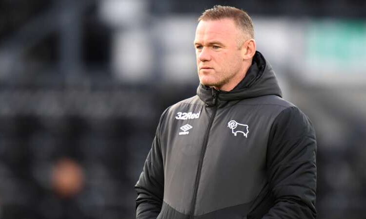 Wayne Rooney, an English professional football manager and former player who is the manager of Championship club Derby County,