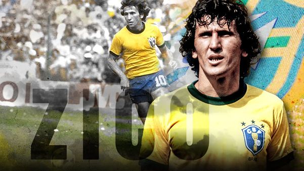 Zico, a Brazilian coach and former footballer who played as an attacking midfielder.